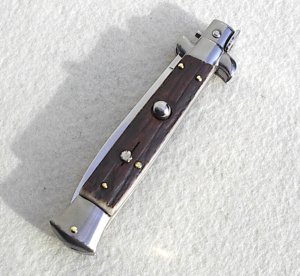  NEW FRANK BELTRAME 9" GENUINE STAG ITALIAN STILETTO