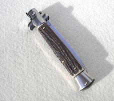  NEW FRANK BELTRAME 9" GENUINE STAG ITALIAN STILETTO