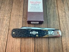 Schatt and Morgan File and Wire Series Quart Barlow Amber Jigged Bone Schatt and Morgan File and Wire Series Quart Barlow Amber Jigged Bone