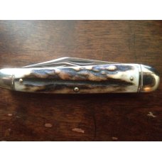 Schrade Walden 804 Stag Split back whittler Unused Schrade Walden 804 Stag Split back whittler Unused
