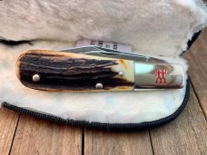 Henckels by Boker 2 Blade Barlow with Drop Dead Gorgeous Stag Henckels by Boker 2 Blade Barlow with Drop Dead Gorgeous Stag