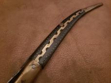 Antique  Spanish jumbo ratchet navaja fighting knife