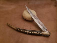 Antique  Spanish jumbo ratchet navaja fighting knife