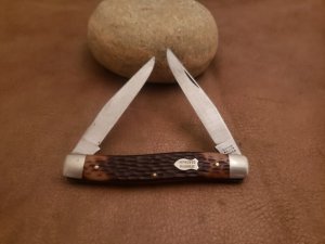 Vintage Schrade Walden 787 improved muskrat single spring