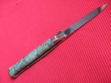 Vintage "C. Jul. Herbertz" Burl Wood/Filework Picklock Switchblade STILETTO Knife - Custom