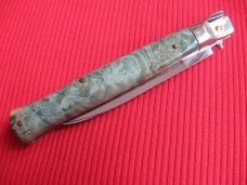 Vintage "C. Jul. Herbertz" Burl Wood/Filework Picklock Switchblade STILETTO Knife - Custom
