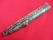 Vintage "C. Jul. Herbertz" Burl Wood/Filework Picklock Switchblade STILETTO Knife - Custom