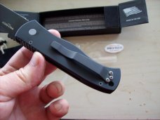 Protech Knife U.S.A. Emerson CQC7 Tanto Auto. All Black Tactical N.I.B. Protech Knife U.S.A. Emerson CQC7 Tanto Auto. All Black Tactical N.I.B.