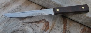 Utica Forge USA 10 1/2" OAL Used Hi carbon Fullers Both Sides No Hard Use Light Honing 1940's -50's
