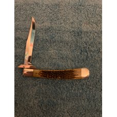 1997 Case XX USA 6151 SG SS Green Bone Handle JAGUAR With Large Single Blade With Swing Guard NIB 1997 Case XX USA 6151 SG SS Green Bone Handle JAGUAR With Large Single Blade With Swing Guard NIB
