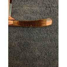 1997 Case XX USA 6151 SG SS Green Bone Handle JAGUAR With Large Single Blade With Swing Guard NIB 1997 Case XX USA 6151 SG SS Green Bone Handle JAGUAR With Large Single Blade With Swing Guard NIB