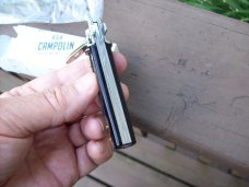 A. G. A. Campolin Dominus Lever Maltese Cross 6 Incher W/Brazilian Horn Handles NIB A. G. A. Campolin Dominus Lever Maltese Cross 6 Incher W/Brazilian Horn Handles NIB