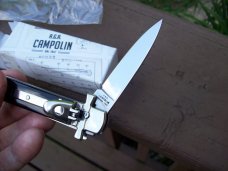 A. G. A. Campolin Dominus Lever Maltese Cross 6 Incher W/Brazilian Horn Handles NIB A. G. A. Campolin Dominus Lever Maltese Cross 6 Incher W/Brazilian Horn Handles NIB