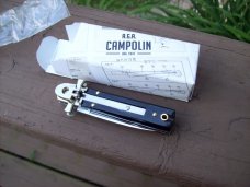 A. G. A. Campolin Dominus Lever Maltese Cross 6 Incher W/Brazilian Horn Handles NIB A. G. A. Campolin Dominus Lever Maltese Cross 6 Incher W/Brazilian Horn Handles NIB