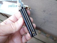A. G. A. Campolin Dominus Lever Maltese Cross 6 Incher W/Brazilian Horn Handles NIB A. G. A. Campolin Dominus Lever Maltese Cross 6 Incher W/Brazilian Horn Handles NIB
