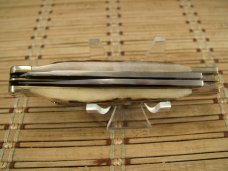 BUCK CREEK "ONE MILLION BUCKS" GENUINE HEAVY STAG HORN GERMANY STAINLESS MINT TRAPPER POCKET KNIFE