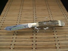 BUCK CREEK "ONE MILLION BUCKS" GENUINE HEAVY STAG HORN GERMANY STAINLESS MINT TRAPPER POCKET KNIFE