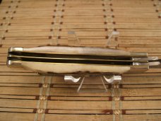 BUCK CREEK "ONE MILLION BUCKS" GENUINE HEAVY STAG HORN GERMANY STAINLESS MINT TRAPPER POCKET KNIFE