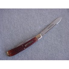 Vintage REMINGTON BULLET, R1273 Large, 2 Blade, "Banana" Trapper Pattern, Etched and Mint-in-the Box Vintage REMINGTON BULLET, R1273 Large, 2 Blade, "Banana" Trapper Pattern, Etched and Mint-in-the Box