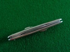 c. 1910's-20's Vintage Fly-Lock Knife Co. B'Port, Conn 3-3/8" DOUBLE Blade NICKEL Silver