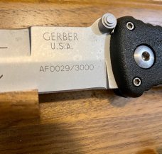 Applegate-Fairbairn 1997 Gerber & Boker Knife Set w/COA Limited Ed. 0029 of 3000