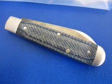 Northwoods Harrison Bay Blue Denim Micarta Spearpoint