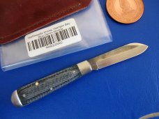 Northwoods Harrison Bay Blue Denim Micarta Spearpoint