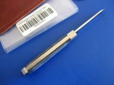 Northwoods Harrison Bay Blue Denim Micarta Spearpoint