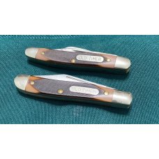 Pair of USA Schrade Old Timer Pocket Knives 120T & 1080T Pair of USA Schrade Old Timer Pocket Knives 120T & 1080T