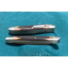 Pair of USA Schrade Old Timer Pocket Knives 120T & 1080T Pair of USA Schrade Old Timer Pocket Knives 120T & 1080T