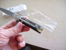 A. G. A. Campolin Dominus Lever Maltese Cross 6 Incher W/Brazilian Horn Handles NIB A. G. A. Campolin Dominus Lever Maltese Cross 6 Incher W/Brazilian Horn Handles NIB