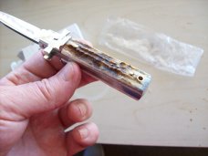 A. G. A. Campolin Dominus Lever Maltese Cross 6 Incher W/Genuine Stag/Antler NIB A. G. A. Campolin Dominus Lever Maltese Cross 6 Incher W/Genuine Stag/Antler NIB