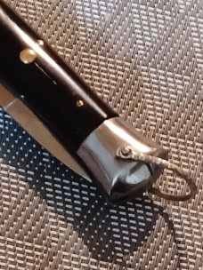 8 3/4" Rare Rizzuto Estileto Milano Moustache Guards. 8 3/4" Rare Rizzuto Estileto Milano Moustache Guards.