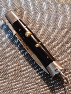 8 3/4" Rare Rizzuto Estileto Milano Moustache Guards. 8 3/4" Rare Rizzuto Estileto Milano Moustache Guards.