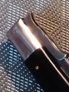 8 3/4" Rare Rizzuto Estileto Milano Moustache Guards. 8 3/4" Rare Rizzuto Estileto Milano Moustache Guards.