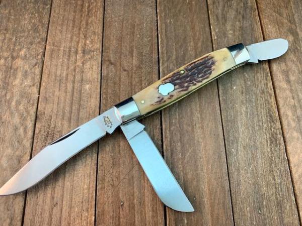 A.G. Russell Stockman Stag BG-42 Stainless Blades 2007 Rogers Arkansas 
