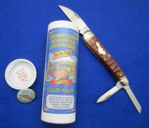 Great Eastern Cutlery. Oregon Knife Collectors 2021 Club Knife. English Whittler 380321. .... (OKCA)