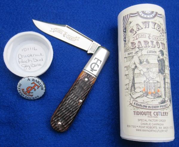 Great Eastern Cutlery. Sawyer Tom's Choice Barlow Knife Charlie Campagna SFO. Tidioute. .. (151116) 