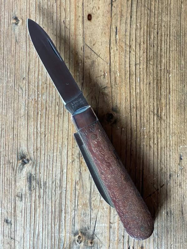 A Wright & Son @-Blade English Jack Knife in Rosewood with Spear Primary and Pen secondary Blades