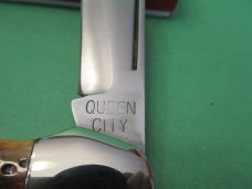 Queen City 2012 Amber Bone Large Coke Bottle Pattern # 83