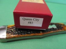 Queen City 2012 Amber Bone Large Coke Bottle Pattern # 83