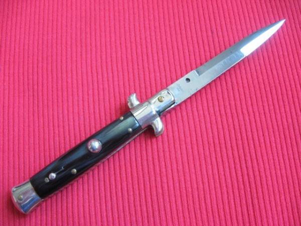 Vintage 1950's ROMO Italian STILETTO Horn Picklock Switchblade Knife.