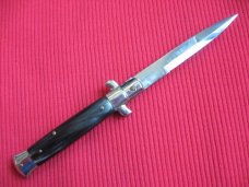 Vintage 1950's ROMO Italian STILETTO Horn Picklock Switchblade Knife.