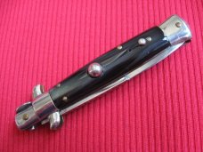 Vintage 1950's ROMO Italian STILETTO Horn Picklock Switchblade Knife.