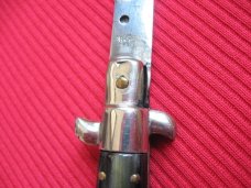 Vintage 1950's ROMO Italian STILETTO Horn Picklock Switchblade Knife.