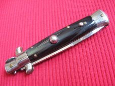 Vintage 1950's ROMO Italian STILETTO Horn Picklock Switchblade Knife.
