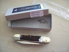 Hubertus Knife Solingen, Germany Large Size 11 Genuine Stag/Antler NIB Hubertus Knife Solingen, Germany Large Size 11 Genuine Stag/Antler NIB