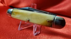 Great Eastern Cutlery 68 Sambar Stag New/Mint in Tube with Button and Brown Waxed Paper. Beautiful!