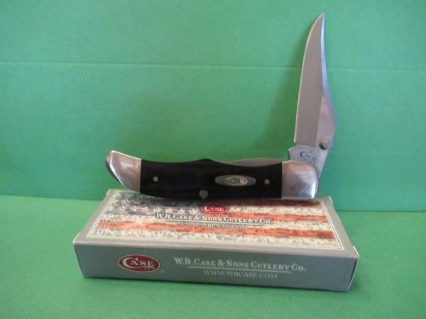 Case XX 2017 Black Micarta Mid Folding Hunter Pattern # 101265LC SS