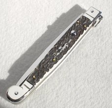 NEW AGA CAMPOLIN 12" ITALIAN SICILIANO GENUINE STAG 4 MILLIMETER BLADE, NICKEL SILVER BOLSTERS
